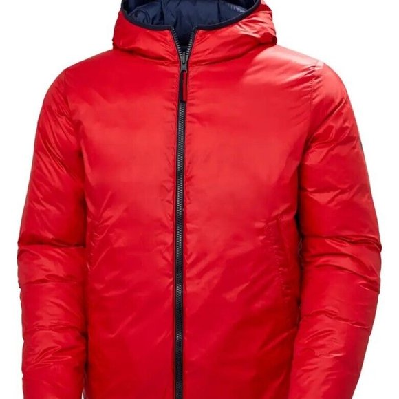 New HELLY HANSEN RWB Reversible Down Jacket Men's Size XL PrimaLoft HH - Picture 12 of 16